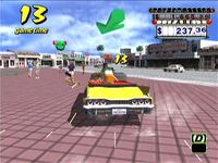 une photo d'Ã©cran de Crazy Taxi sur Sega Dreamcast